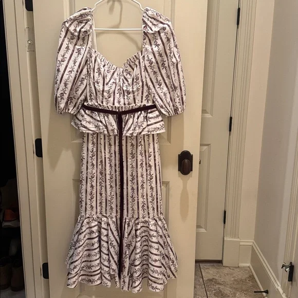 NWT Antonio Melani
x Nicola Bathie Florence Floral Print Sweetheart Midi Dress - Picture 2 of 8